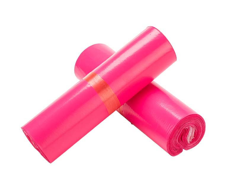 岳阳楼玫红色快递袋-02